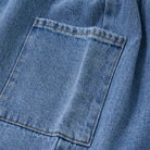 En Fant Dress Denim  - Light Denim Blue detail