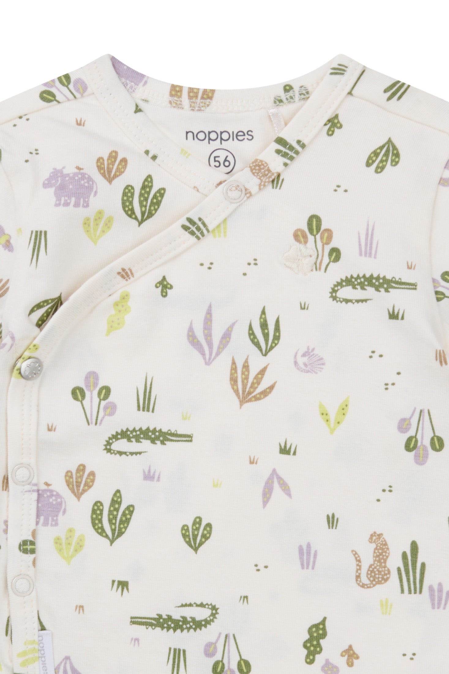 Noppies Unisex Romper AOP- Orofino detail