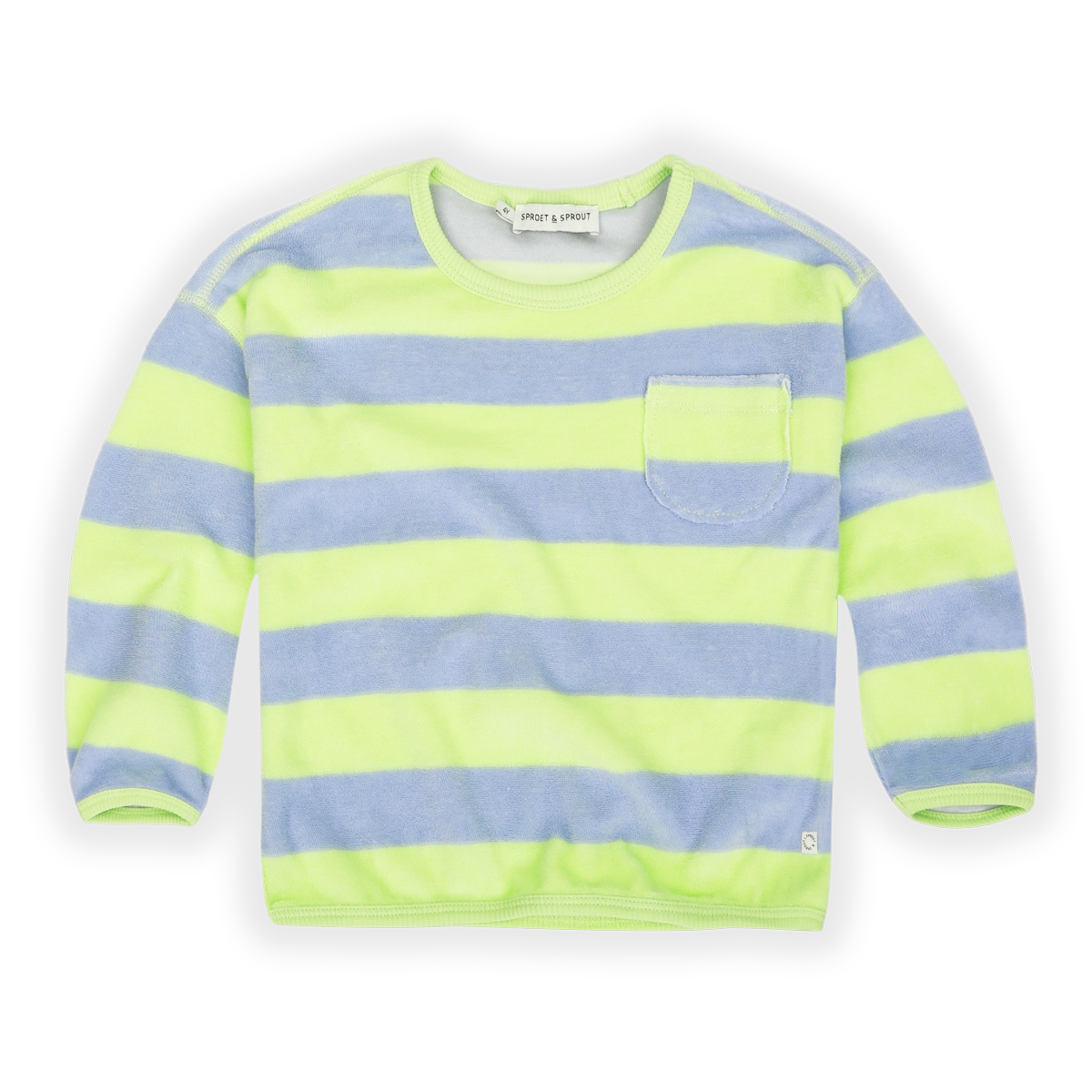 Sproet & Sprout Sweatshirt Terry Stripes voorzijde