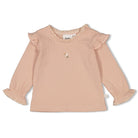 Feetje Longsleeve rib - Sweet Poppy voorzijde