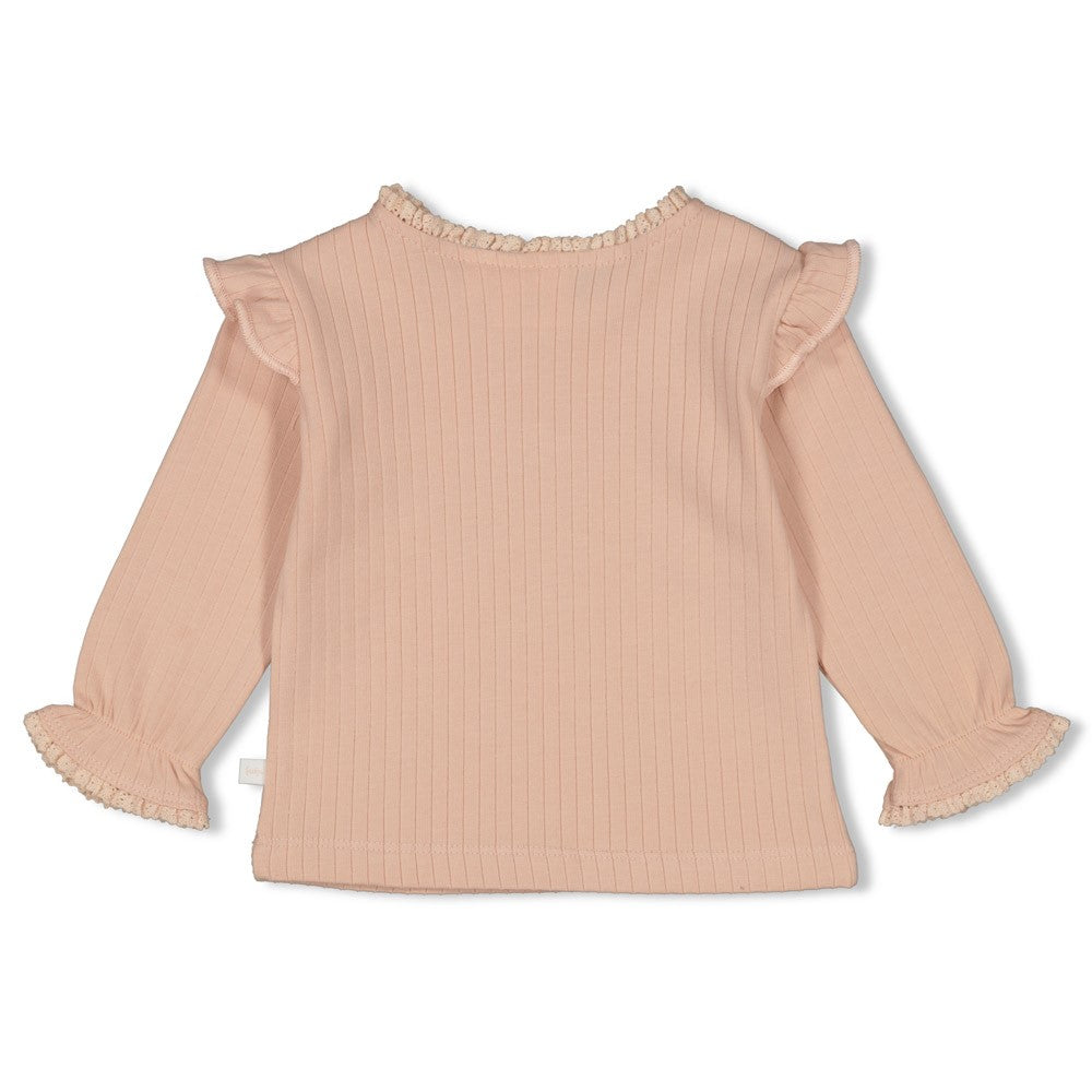 Feetje Longsleeve rib - Sweet Poppy achterzijde